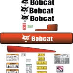 Aftermarket Bobcat E42 Decal Kit Mini Excavator