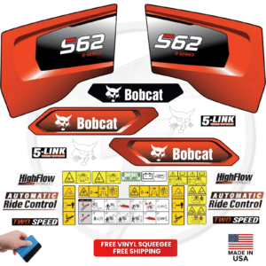 Fits Bobcat S62 Decal Kit Skid Steer Stickers
