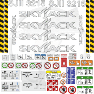 Fits Skyjack SJII 3215 Decal Kit Scissor Lift Stickers