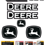 Fits John Deere 85G Decal Kit Mini Excavator Stickers