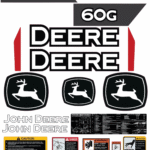 Fits John Deere 60G Decal Kit Mini Excavator Stickers