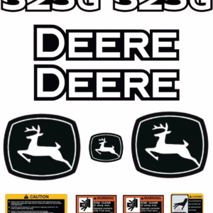 Fits John Deere 325G Decal Kit Skid Steer Stickers