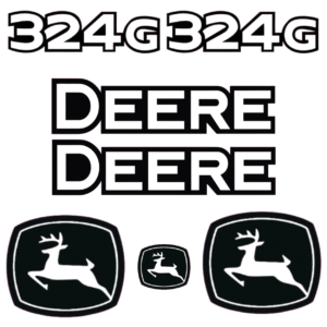 Fits John Deere 324G Decal Kit Skid Steer Stickers