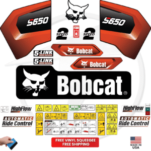 Fits Bobcat S650 Decal Kit Skid Steer Stickers