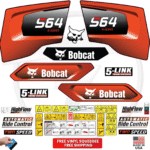 Fits Bobcat S64 Decal Kit Skid Steer Stickers