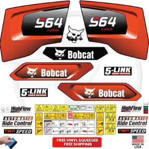 Fits Bobcat S64 Decal Kit Skid Steer Stickers