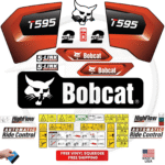 Fits Bobcat T595 Decal Kit Skid Steer Stickers