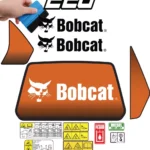 Fits Bobcat E20 Decal Kit MINI EXCAVATOR