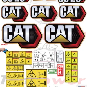 Fits caterpillar 301.8 Mini Excavator Sticker and Decal Kit