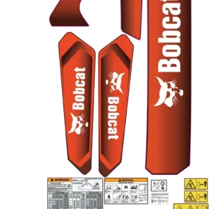 Aftermarket Bobcat E88 Decal Kit Mini Excavator