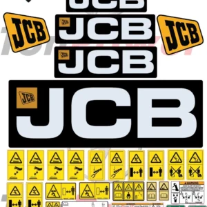 Aftermarket JCB 520-50 Decal Kit-TELEHANDLER