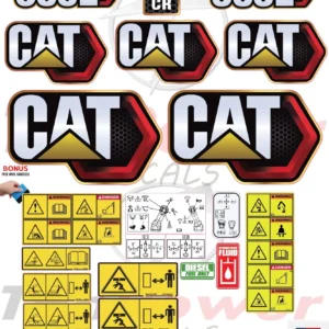 Aftermarket Caterpillar 303E Decal Kit Mini Excavator