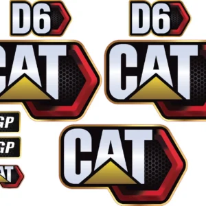 Fits Caterpillar D6 Dozer Sticker and Decal Kit