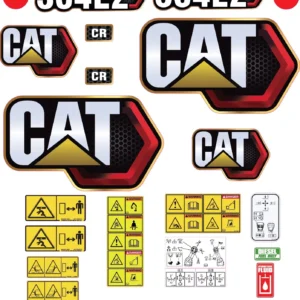 Aftermarket Caterpillar 304E2 Decal Kit Mini Excavator