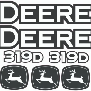 Aftermarket John Deere 319D Decal Kit Skid Steer
