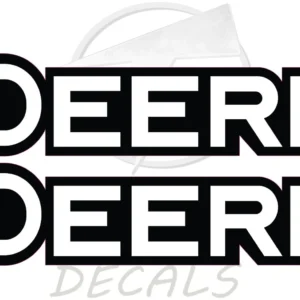 Aftermarket John Deere Logo Decals – 24” X 6”