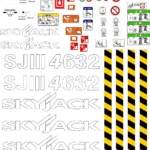 skyjack-sjiii-4632-scissor-lift-decal-kit