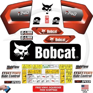 Fits Bobcat T740 Decal Kit Skid Steer Stickers