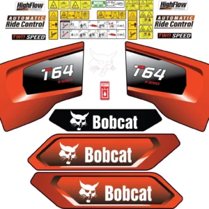 Fits Bobcat T64 Skid Steer Sticker and Decal Kit
