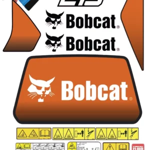 Fits Bobcat E19 Mini Excavator Sticker and Decal Kit