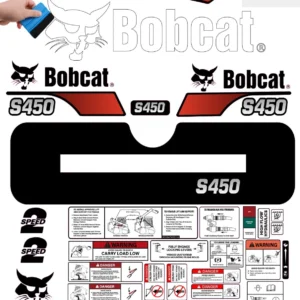 Aftermarket Bobcat S450 Decal Kit Skid Steer