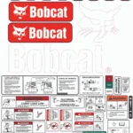 Aftermarket Bobcat S300 Decal Kit Skid Steer