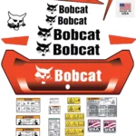 Aftermarket Bobcat E35 Decal Kit MINI EXCAVATOR