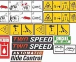 Fits Bobcat safety/warning decal kit skid steer