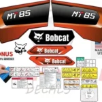 Aftermarket Bobcat MT85 Decal Kit Skid Steer