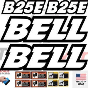 Fits Bell B25E Decal Kit Articulated Dump Truck