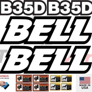 Fits Bell B35D Decal Kit Articulated Dump Truck