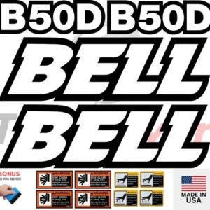 Fits Bell B50D Decal Kit Articulated Dump Truck