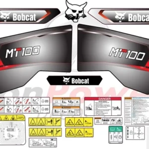 Fits Bobcat MT100 Mini Skid Steer Decal Kit