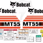 Fits Bobcat MT55 Decal Kit Skid Steer