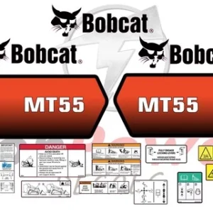 Fits Bobcat MT55 Decal Kit Skid Steer