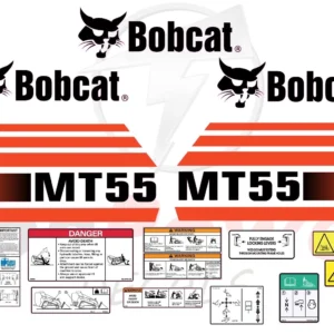 Fits Bobcat MT55 Decal Kit Skid Steer