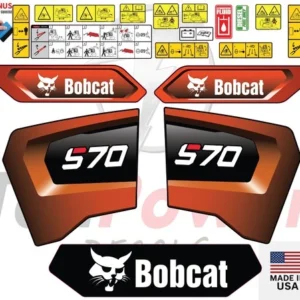 Fits Bobcat S70 Skid Steer Decal Kit
