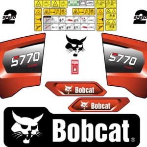 Fits Bobcat S770 Decal Kit Skid Steer