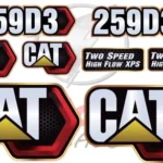 cat-259d3-high-flow-skid-steer-sticker-and-decal-kit