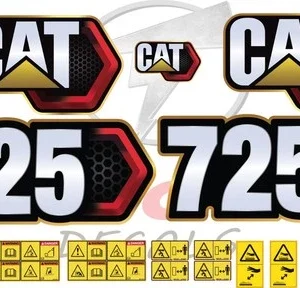 Fits CATERPILLAR 725 Decal Kit Articulated Dump Truck