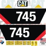 caterpillar-745-decal-kit-articulated-dump-truck