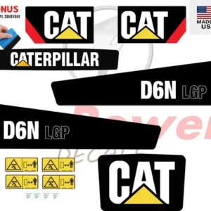 Fits Caterpillar D6N LGP DOZER Decal Kit