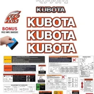 Fits KUBOTA KX033-4 Decal Kit MINI EXCAVATOR