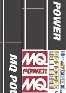 Fits Multiquip Generator WhisperWatt Decals DCA 150 Replacement Sticker Set