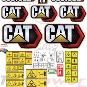Fits caterpillar 303.5E2 Mini Excavator Sticker and Decal Kit
