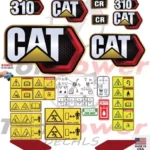 Fits caterpillar 310 Decal Kit MINI EXCAVATOR