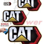 Fits caterpillar 320 Decal Kit Mini Excavator