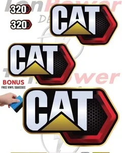Fits caterpillar 320 Decal Kit Mini Excavator