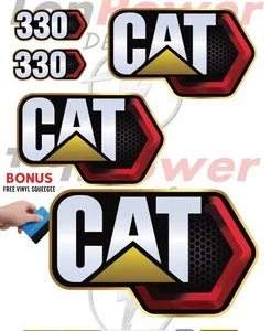 Fits caterpillar 330 Decal Kit MINI EXCAVATOR