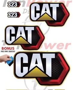caterpillar 323 Decal Kit Mini Excavator